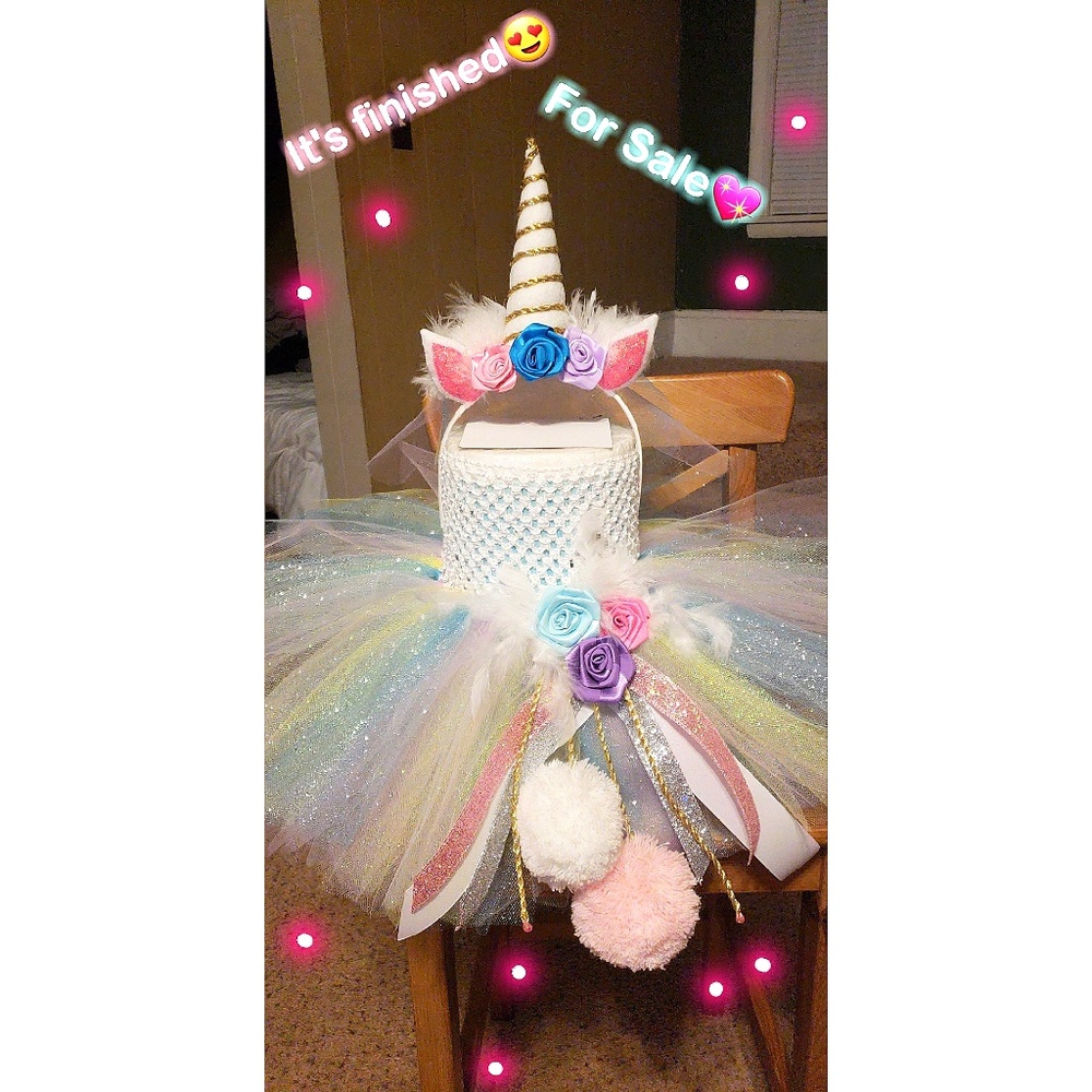 Unicorn tutu with headband